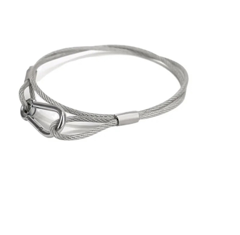 Stage Light Safety Cables 47”, Stainless Steel Security Cable.Multi Use/1Pcs