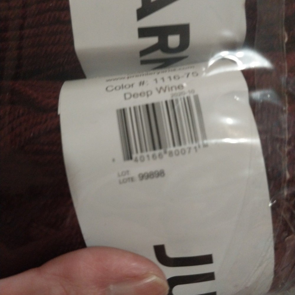 New Premier Just Yarn "Deep Wine"