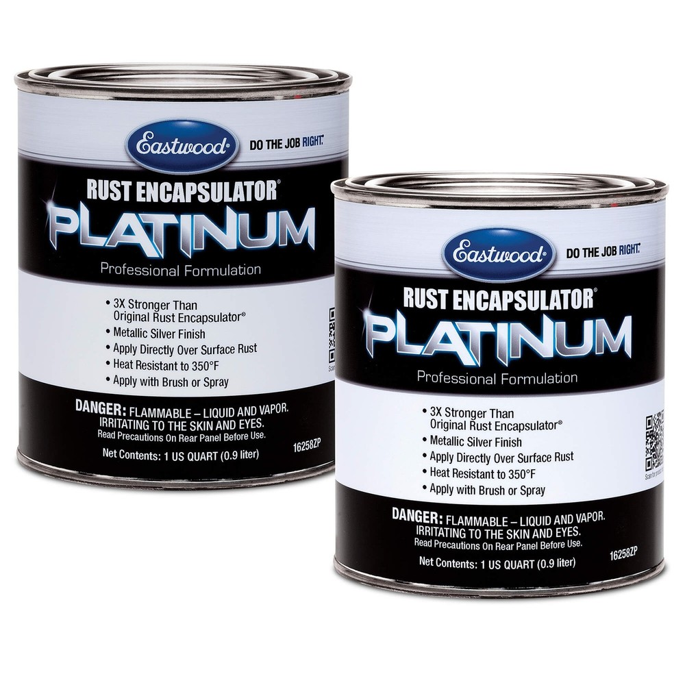 Eastwood Rust Encapsulator Platinum Silver Quarts | 2 Pack