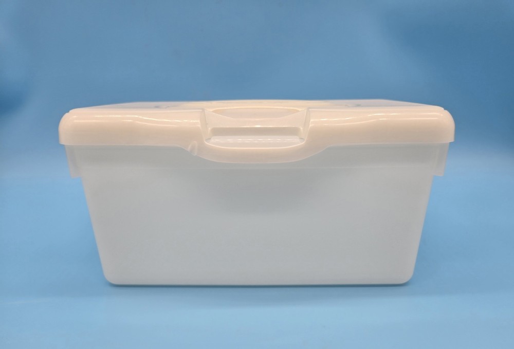 Huggies Baby Wipes EMPTY Container White With Pop Up Top