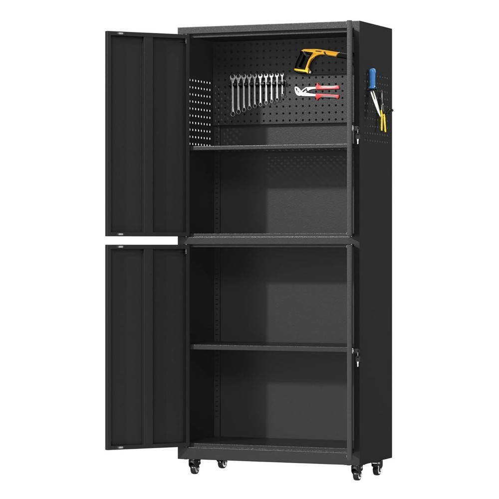 Metal Tool Cart Workshop Rolling Tool Chest Storage Tool Box Cabinet Organizer