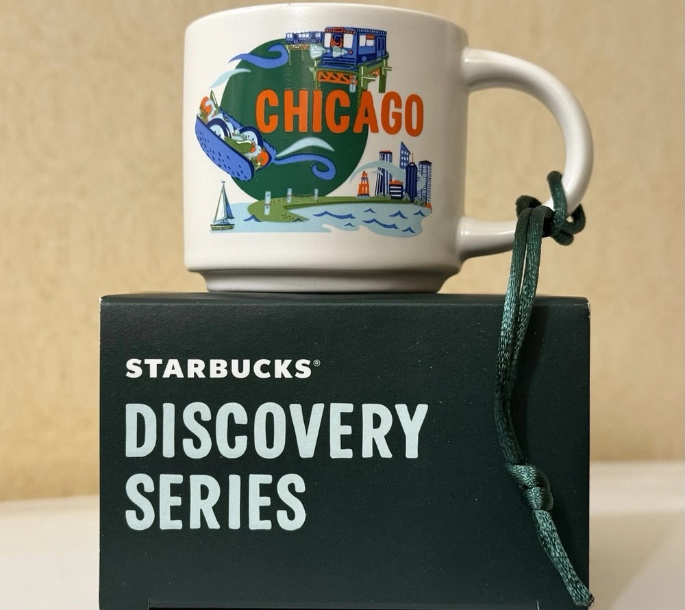 STARBUCKS DISCOVERY SERIES CHICAGO 2 OZ MUG NEW