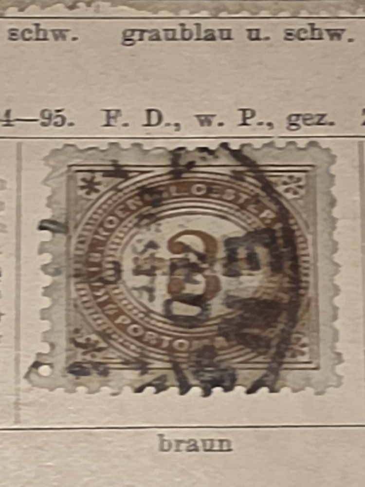 Foreign Osterreich 3c Stamp Used - #I593