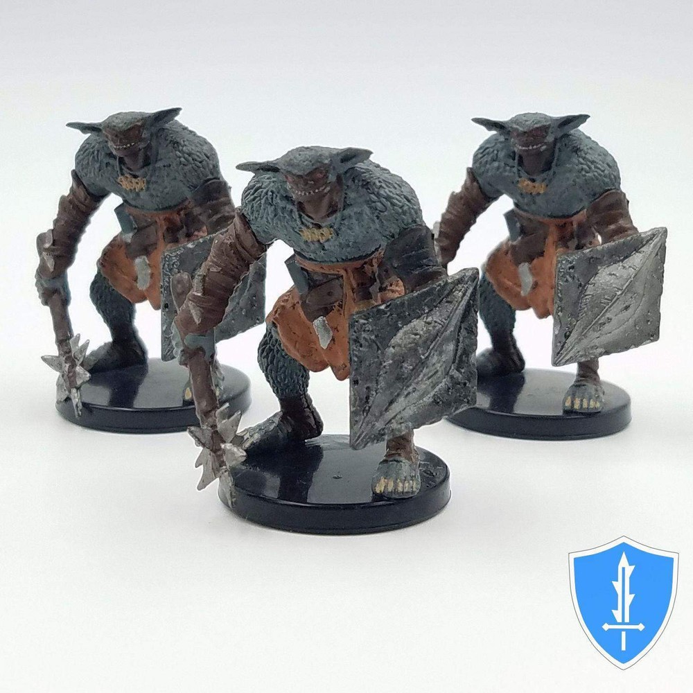 Bugbear Skulker x3 - Legendary Adventures #3 Pathfinder Battles D&D Miniature