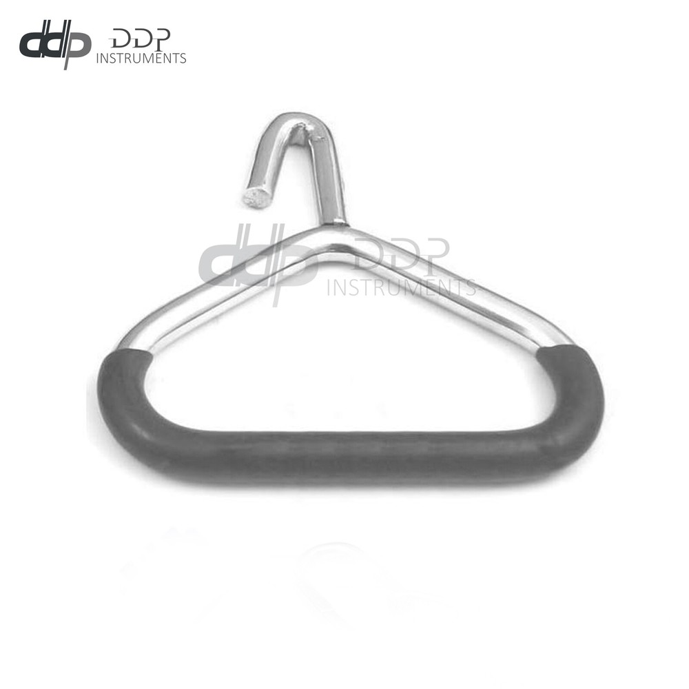 Obstetrical Chain Handle Chrome Plated Steel with Rubber Laminated Grip