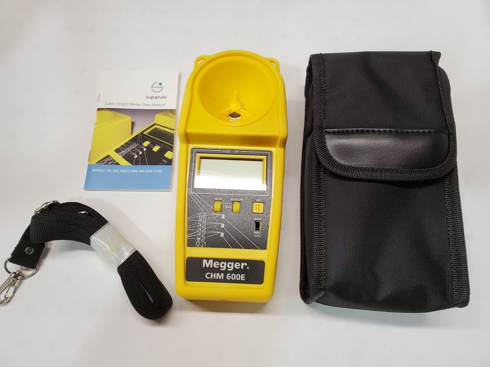 MEGGER Suparule CHM600E  Power cable height meter New In Box