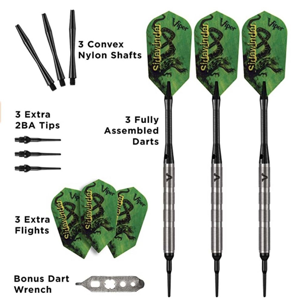 Viper Sidewinder 80% Tungsten Soft Tip Darts 18 Grams