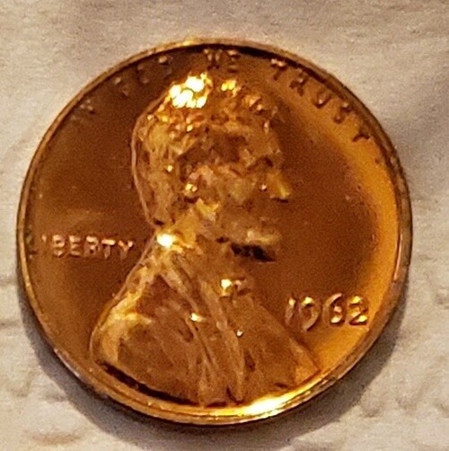 1962 Lincoln Cent Choice Proof Free Shipping
