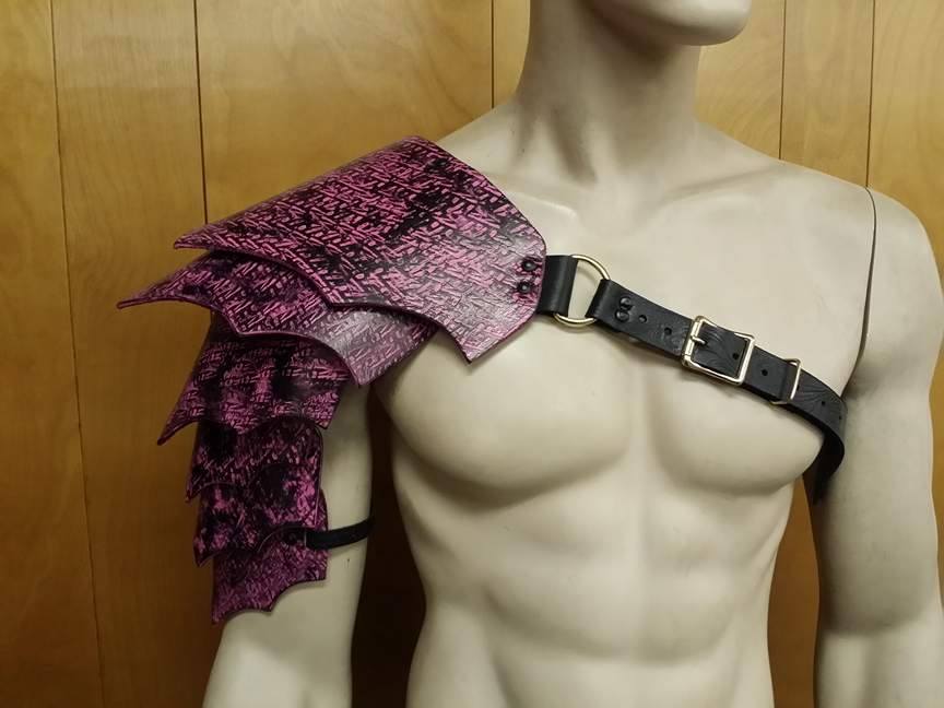 LEATHER ARMOR SENTINEL 2  SIX PC SHOULDER LARP COSPLAY