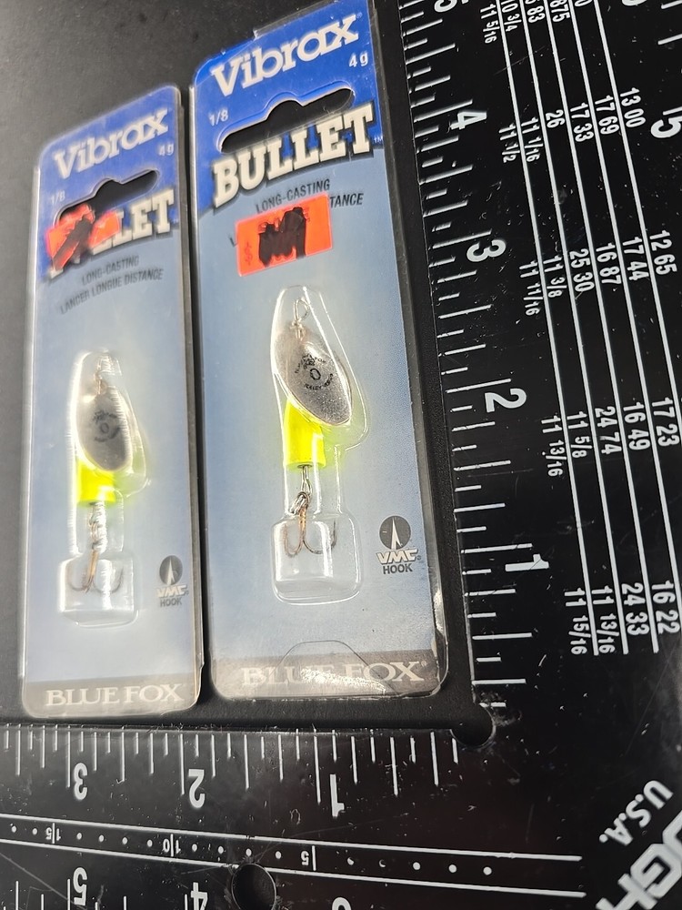 [2] Blue Fox Vibrax Bullet 1/8 OZ