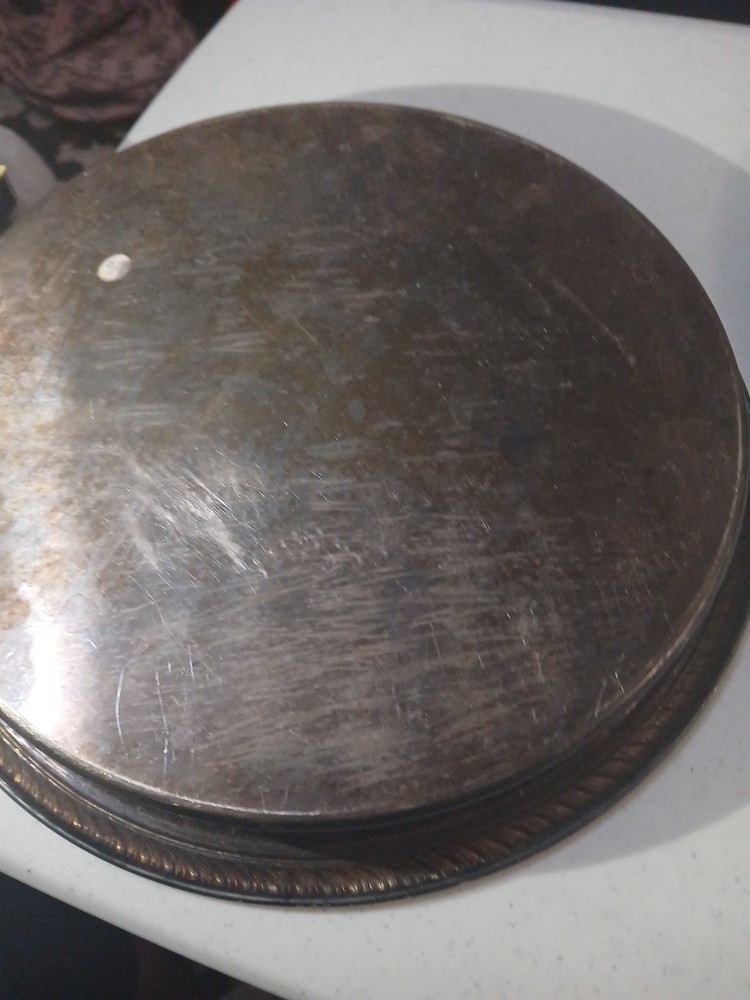 vintage silver plated serving dishes lot