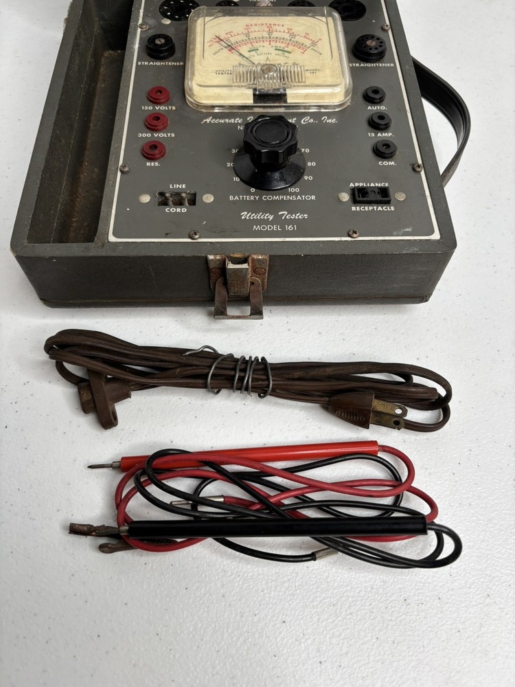 Vintage Accurate Instruments Model #161 Utility Tester Good Working Condition
