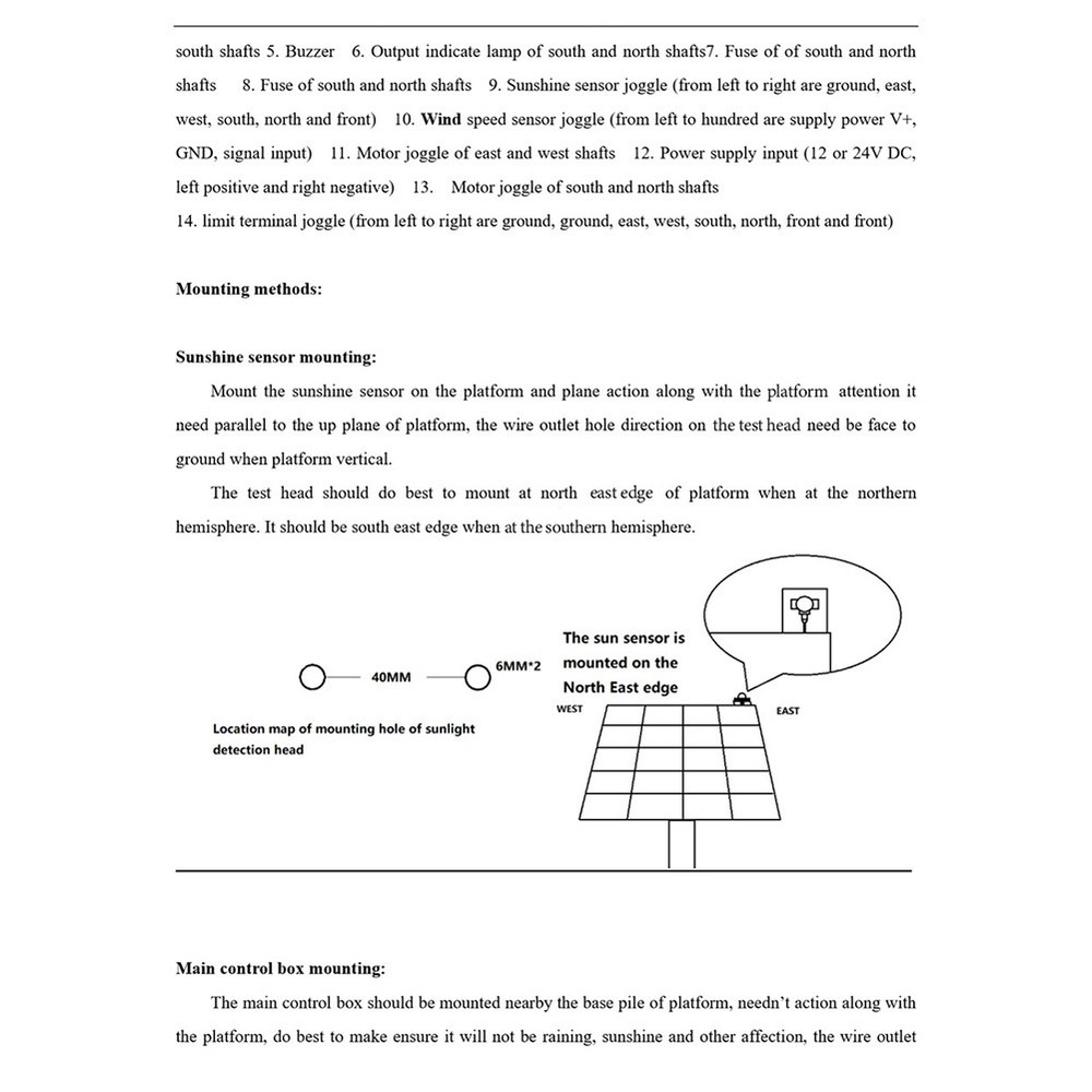 Dual Solar Tracker Controller Sun Tracker Automatic Tracking9695