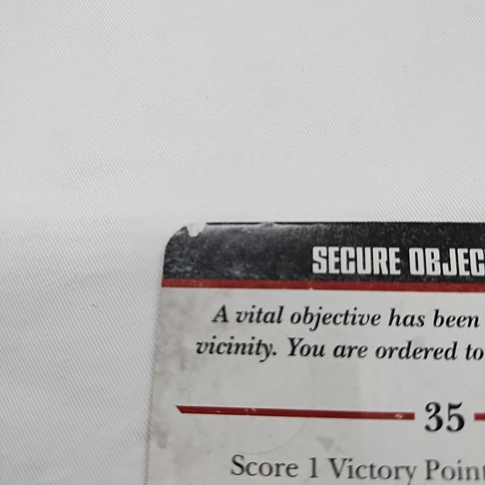 Warhammer 40k Tactical Objectives