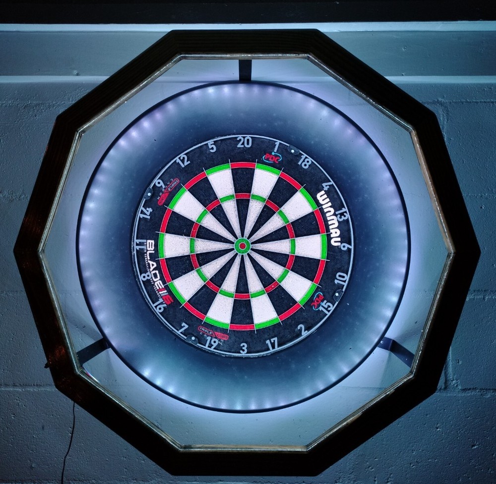 Custom Lighting System - Steel Tip dart Board