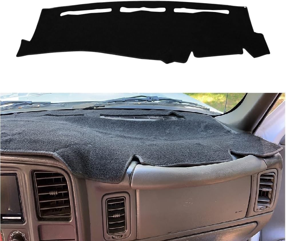 Dashboard Cover Mat Compatible with 1999-2006 Chevy Silverado/GMC S... Fast Ship