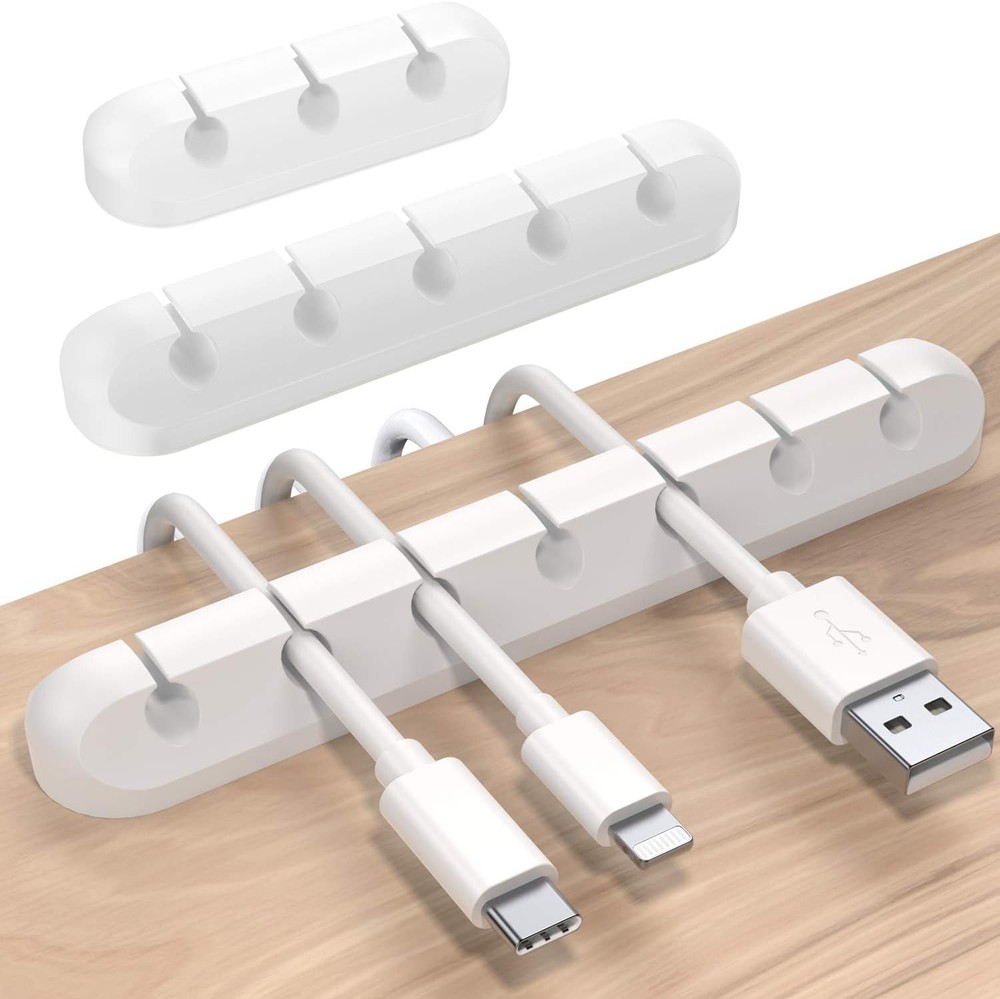 Silicone Cable Holder Clips 3 Pack