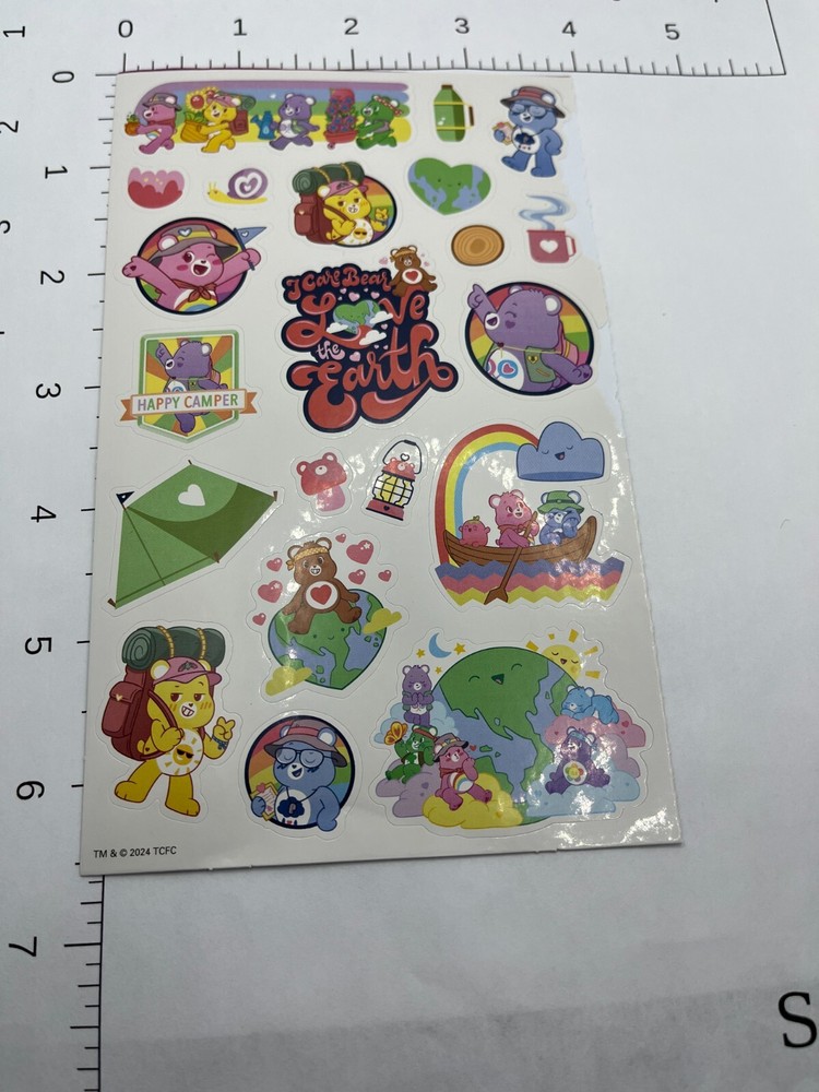 STICKER SHEET: Care Bears