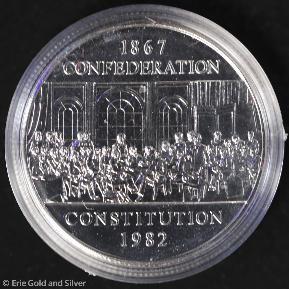 1982 $1 Canada Constitution Commemorative Dollar w/ Box
