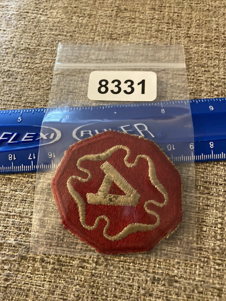 US Army 9th Army White A Patch INV8331