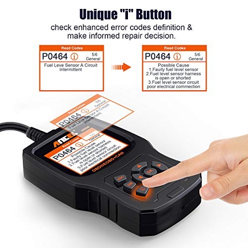 AD530 Vehicle OBD2 Scanner Car Code Reader Diagnostic Scan Tool with Enhanced