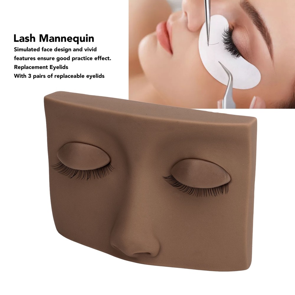 3D Lash Mannequin Head For Eyelash Extension Practice