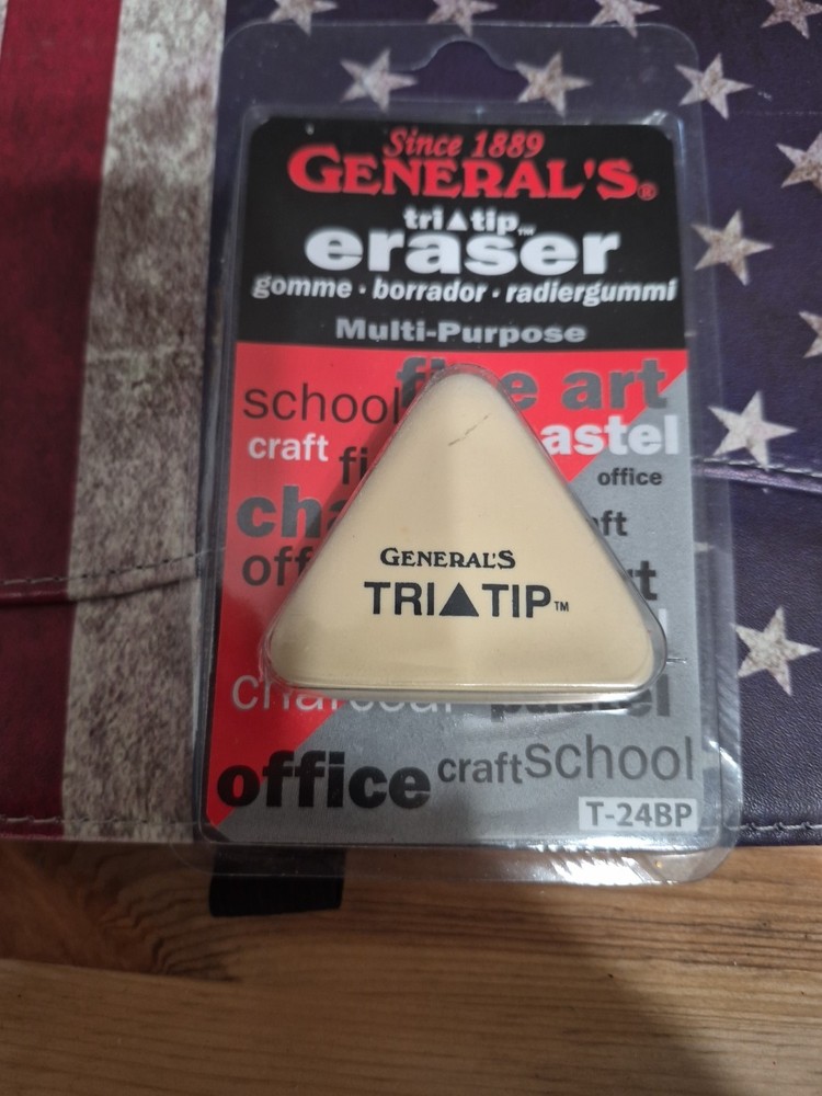 General's Tri-Tip Multi Purpose Eraser Tri Tip T-24BP
