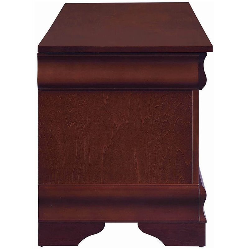Coaster Pablo Traditional Rectangular Wood Cedar Chest Warm Brown