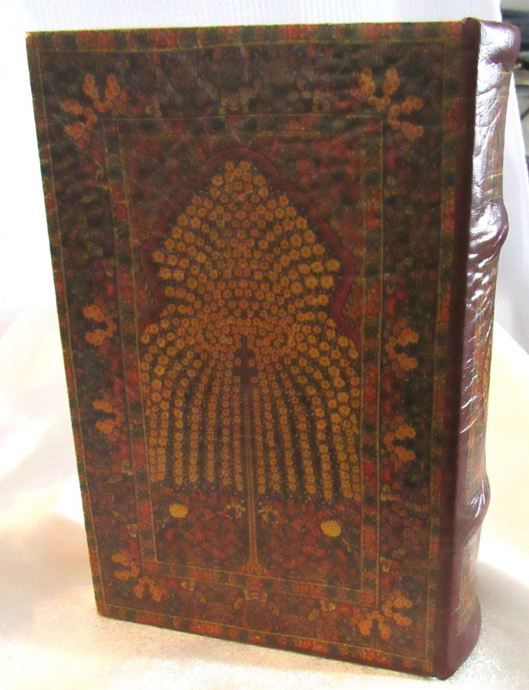 Faux Leather Book Safe Storage Box Magnetic Closure