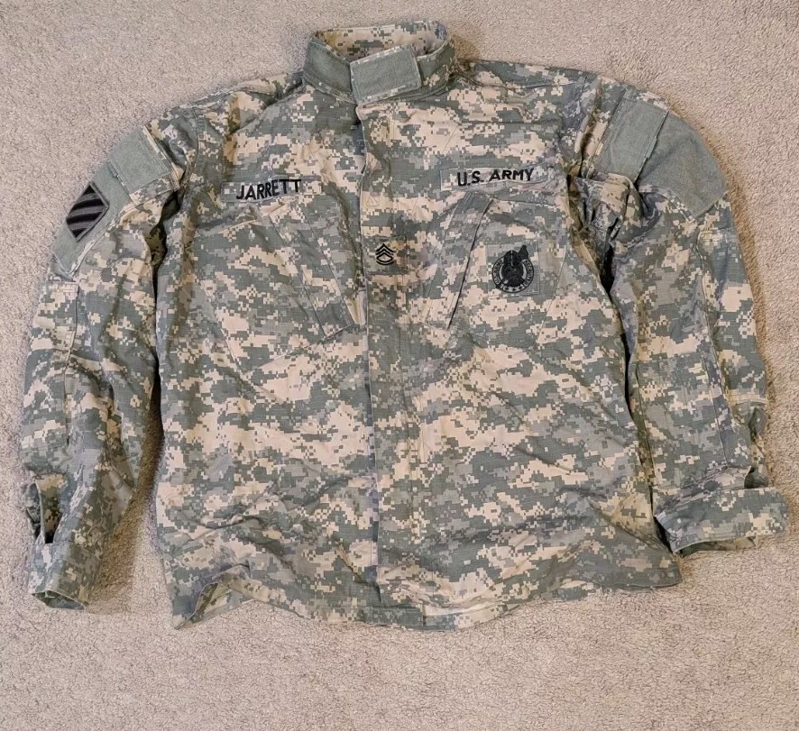 Authentic Army Combo Combat Jacket Size M And Cargo Pants Size L