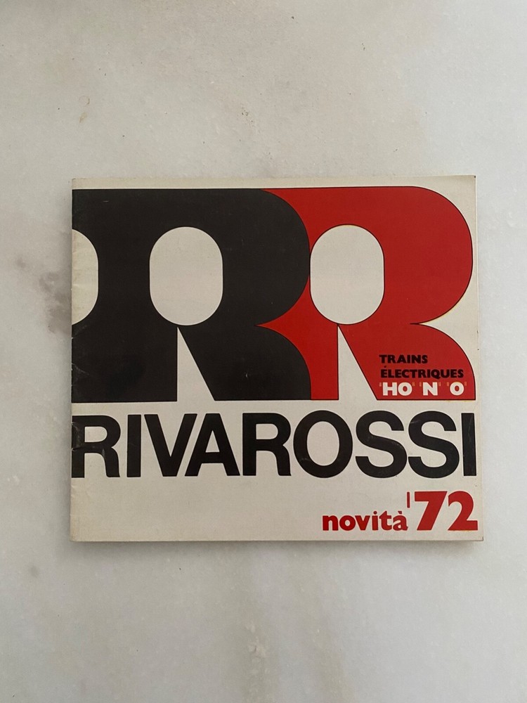 Old 1972 RIVAROSSI Model Train Catalogue