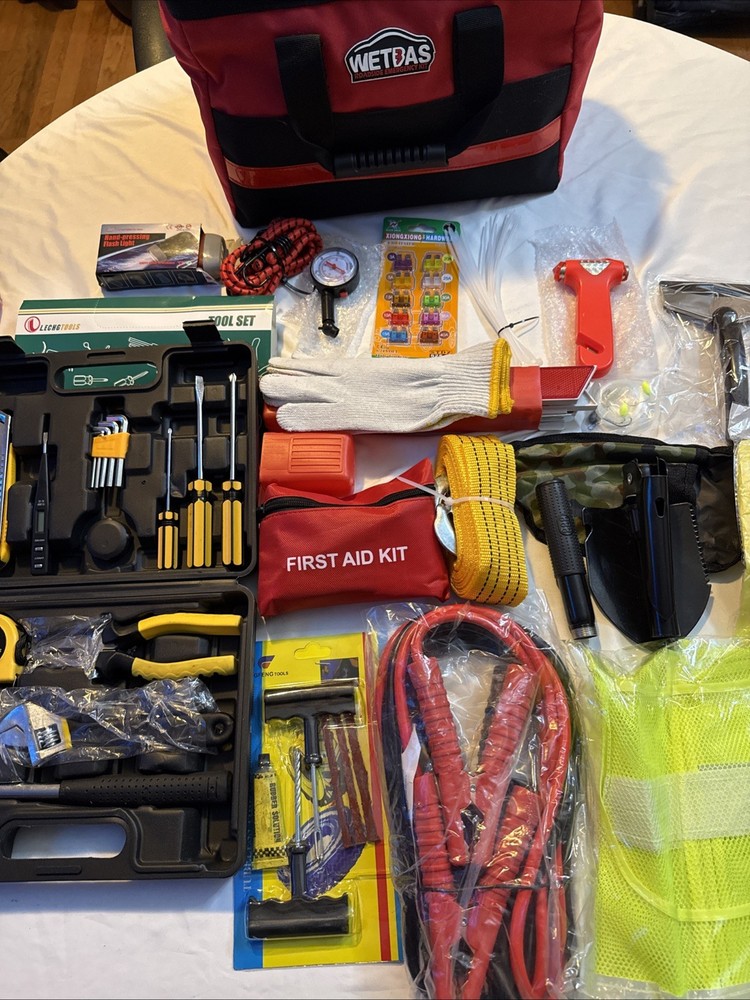 Watbas Roadside Emergency Kit Bag Set