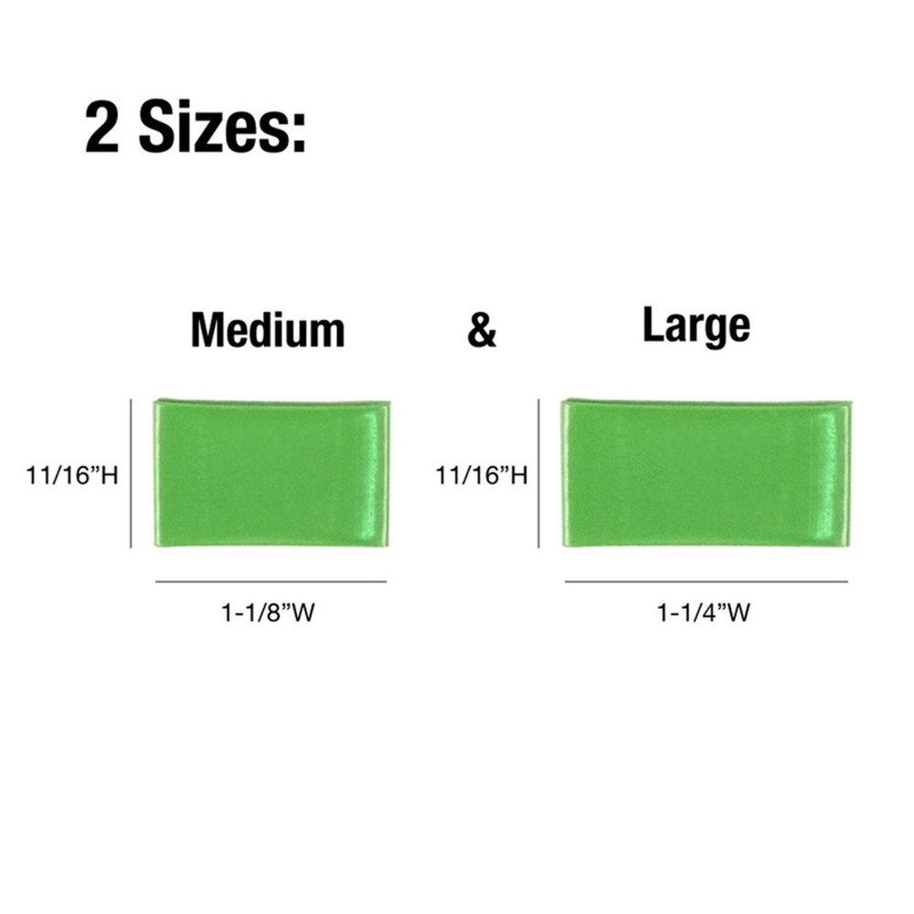 Key-Write 17204 Assorted Color Plastic Key Sleeve Large