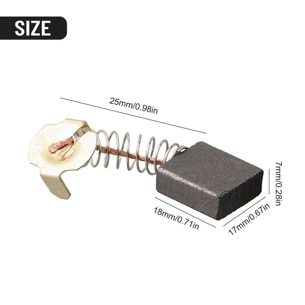 Cut-off Saws Carbon Brushes Replacement Part Carbon + Metal Hand Tools