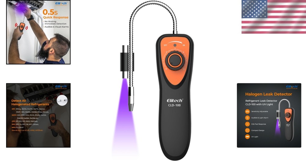 Industrial Refrigerant Leak Detector - Easy Detection