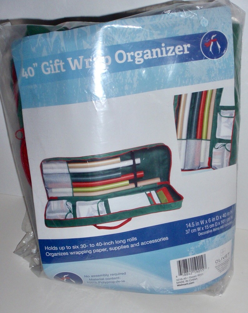 40" Gift Wrap Organizer
