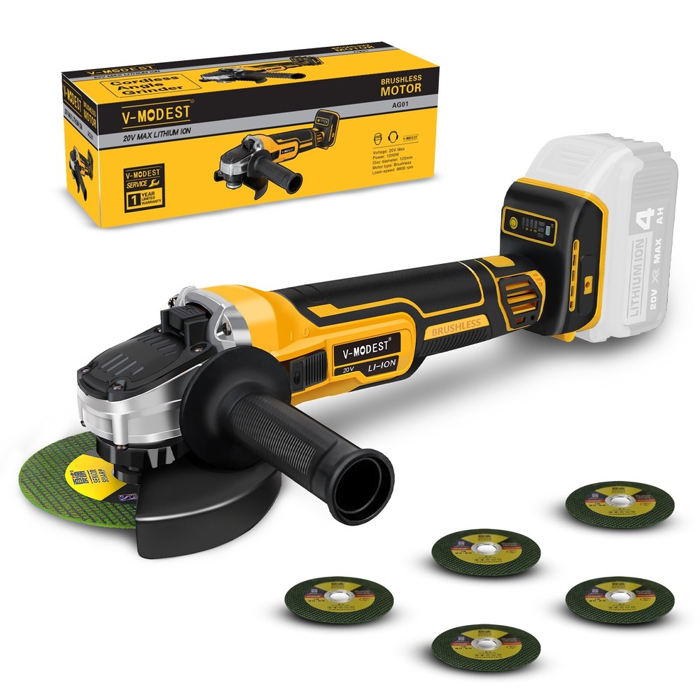 FOR DEWALT 20V MAX Power Tool Combo Kit Impact Wrench/Angle Grinder/Hammer Drill