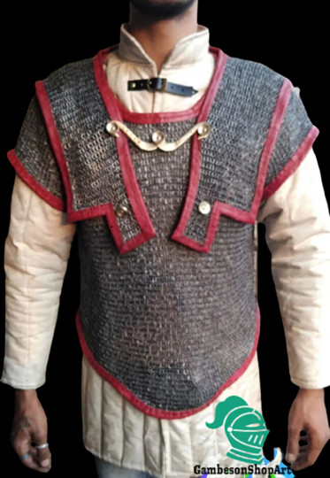 6mm Round Riveted Chainmail Hamata | Medieval SCA LARP Armor