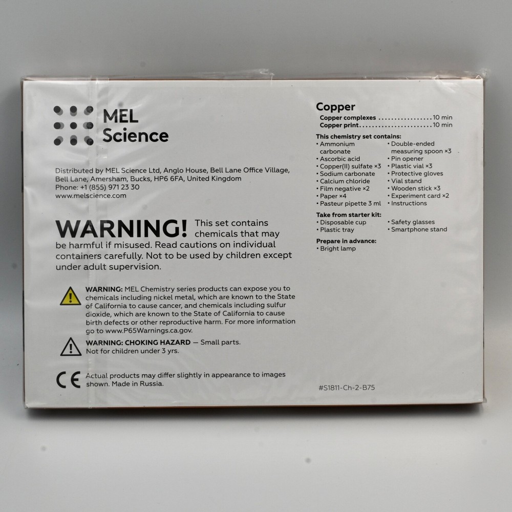 MEL Science: Copper Chemistry Kit, Brand New