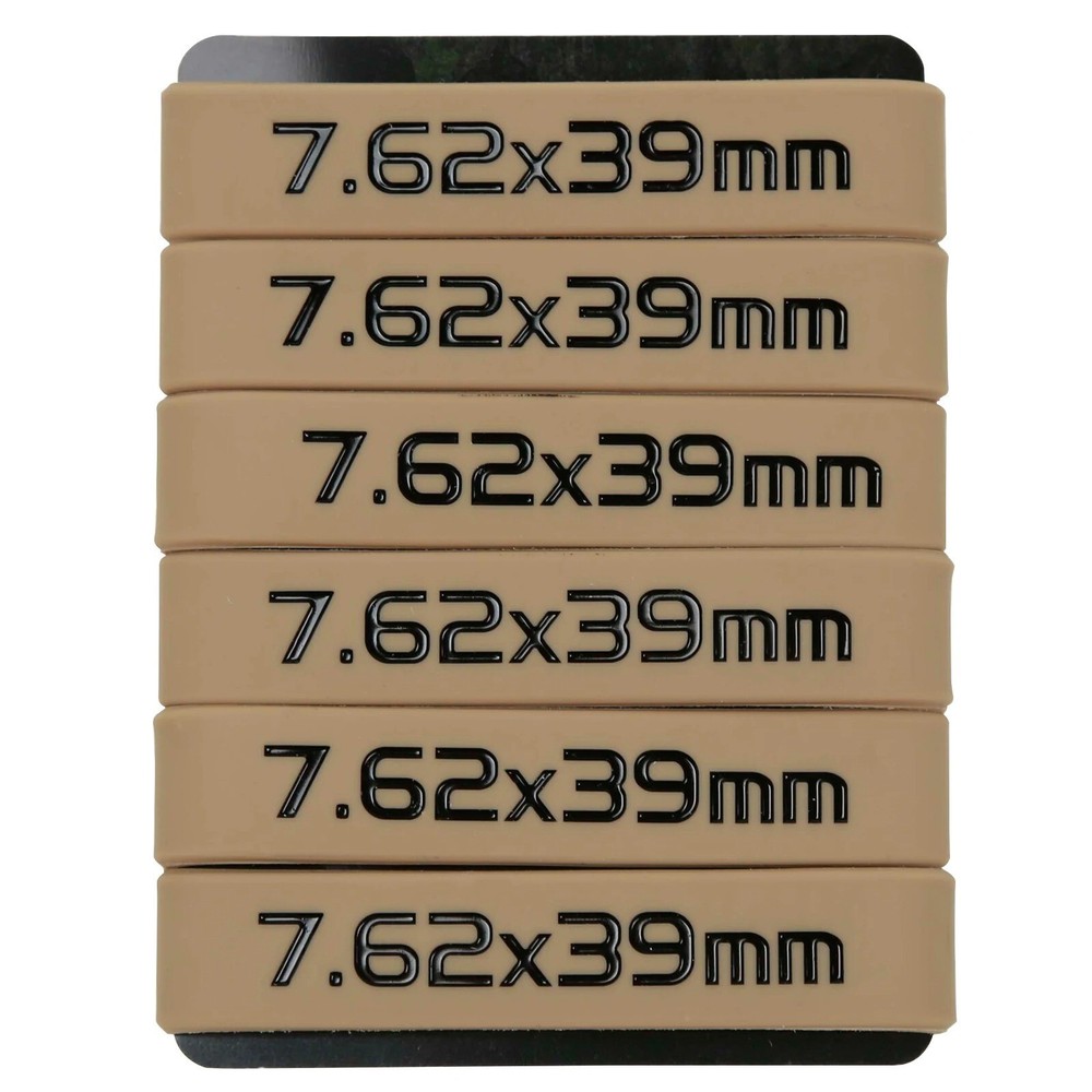 6 Pcs Multi Caliber Magazine Marking Band for Mag Safe Storage Tactical Range