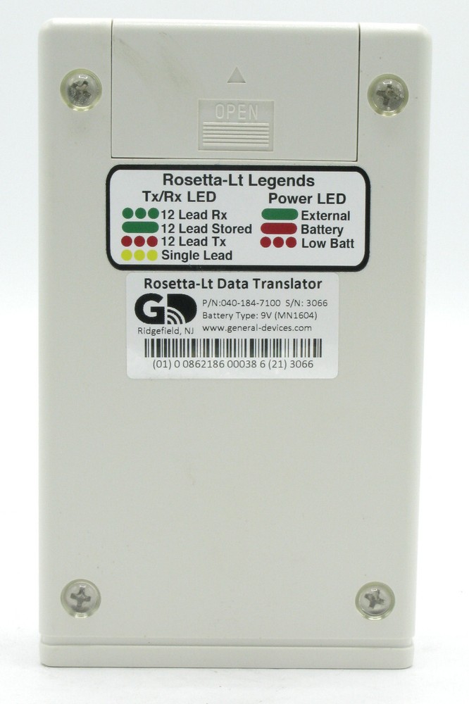 General Devices ROSETTA-LT 12 Lead ECG & Data Translator