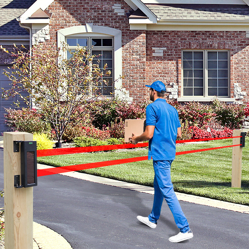 HTZSAFE Solar Wireless Driveway Alarm System