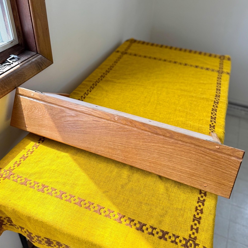 Vintage Oak Floating Peg Shelf