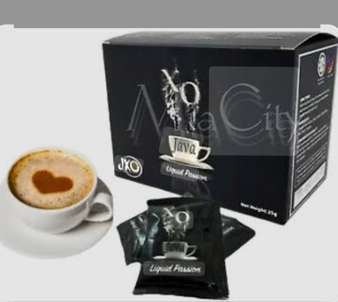 10s x 25g JAVA XO Instant Coffee Herb Men Boost Energy Performance Original