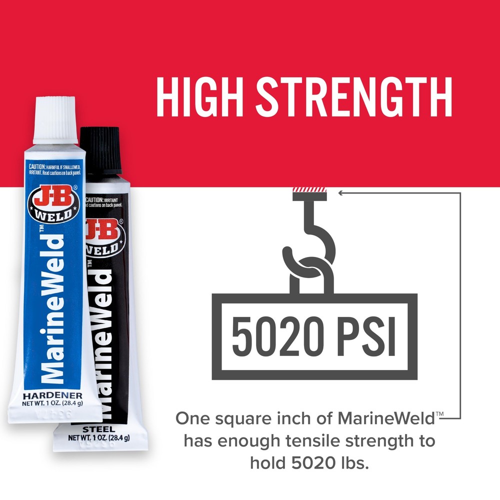 J-B Weld 8272 MarineWeld Marine Epoxy - 2 oz.