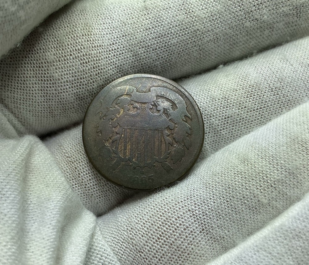 1865 Two Cent Piece (((Free shipping))) K426