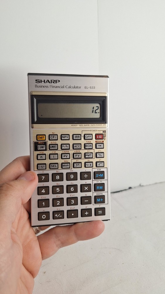 Sharp EL-533 Business Financial Calculator