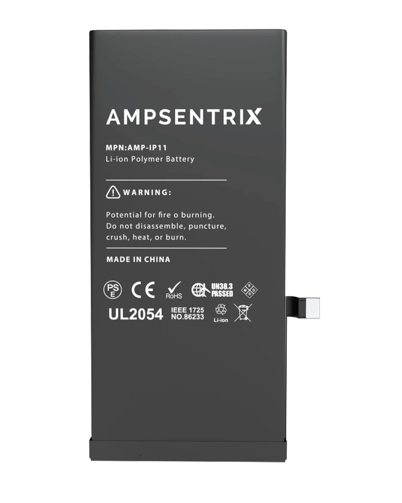 AmpSentrix Basic Battery for iPhone 11 Fast Charging Replacement
