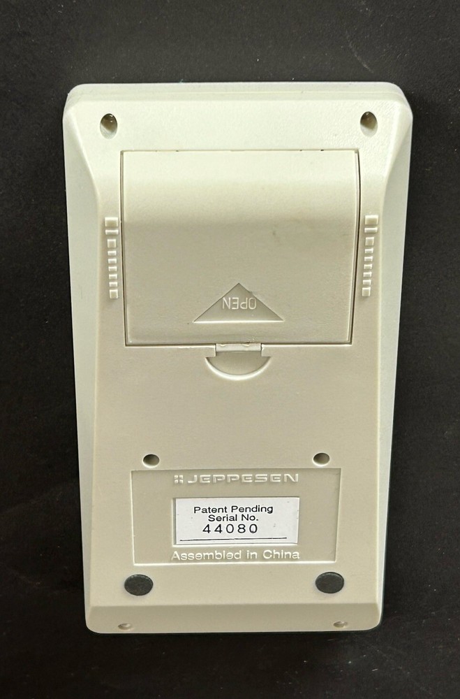 Jeppesen Tech Star Flight Computer - See Notes