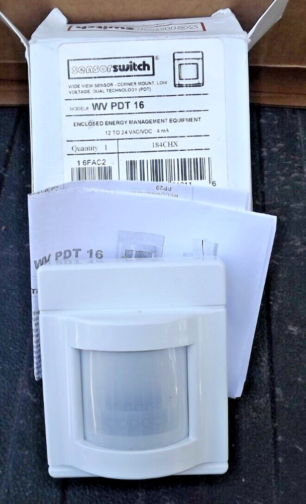 SENSOR SWITCH SS WV-PDT 12-24V WHITE OCCUPANCY SENSOR  SWITCH